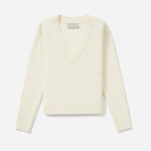 Everlane Teddy V-Neck Sweater